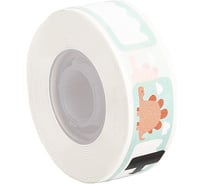 Этикетка для термопринтера Solution Print D30, размер 12х40, 160 шт., дизайн Динозавр Стегозавр 330907