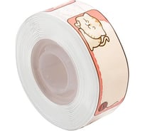 Этикетка для термопринтера Solution Print D30, размер 12х40, 160 шт., дизайн Кот и клубок 330915
