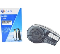 Картридж ленточный G&G GG-M21-500595WT черный на белом 12.7x6.4 для Brady BMP21-PLUS, BMP21-LAB 2073214