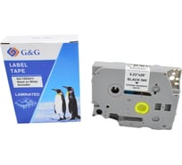 Картридж ленточный G&G GG-TZES211 черный на белом 6x8 для Brother 1010/1280/1280VP/2700VP 2073256
