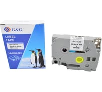 Картридж ленточный G&G GG-TZE231 черный на белом 12x8 для Brother 1010/1280/1280VP/2700VP 2073221