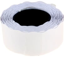 Ценники на ленте для этикетпистолета Calligrata набор из 10 роликов, в 1ролике 500шт, 12х21мм волнистые белые