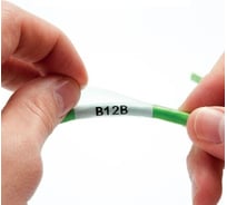 Этикетка для кабеля и провода SOFMIX белая 24ммх70мм, 500шт/рулон 00000000680