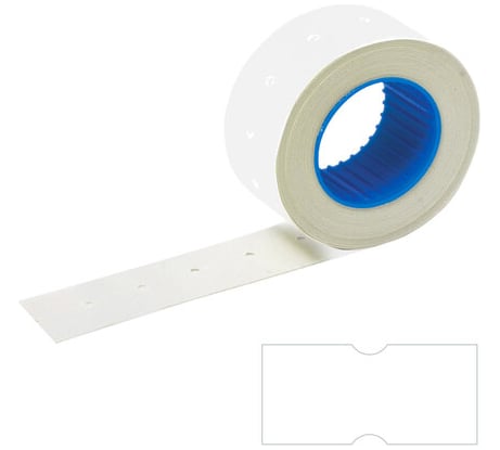 Этикет-лента Офисмаг 21x12 мм прямоугольная, белая, комплект 10 рулонов по 1000 этикеток 117547