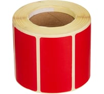 Термоэтикетки ООО Комус ЭКО 58x30, красная 700шт/рул. 712375