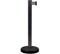 Стойка ограждения RUSBARRIER с лентой 4,5 м BSLN-X87635 BLACK grey