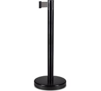 Стойка ограждения RUSBARRIER с лентой 2 м BSLN-326332 BLACK grey