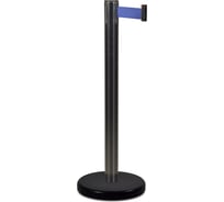 Стойка ограждения RUSBARRIER с лентой 3 м BSLN-X86333 BLACK blue