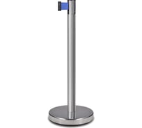 Стойка ограждения RUSBARRIER c лентой 2 м, материал AISI304 PSLN-226322 blue