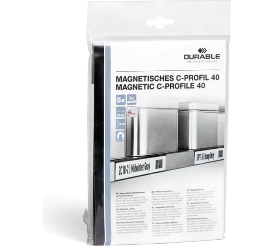 Табличка для маркировки DURABLE магнитная, 40 мм, 171258