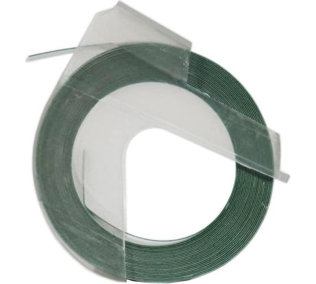 Лента Vell 5238-05 (9 мм x 3 м, зеленая) для Alpha и Dymo Omega (1 шт.) 355880