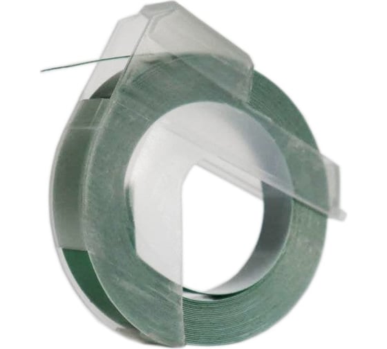 Лента Vell 5238-05 (9 мм x 3 м, зеленая) для Alpha и Dymo Omega (1 шт.) 355880