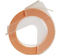 Лента Vell 5238-07 (9 мм x 3 м, оранжевая) для Alpha и Dymo Omega (1 шт.) 355882