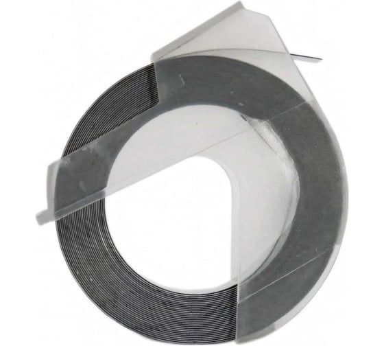 Лента Vell 5238-09 (9 мм x 3 м, черная) для Alpha и Dymo Omega (1 шт.) 355883