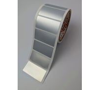 Этикетка Формат СТ серебристый полиэстер 75x50мм, 1шт./ряд, 1тыс.шт./упак. ФСТ-6879-7550-1-1