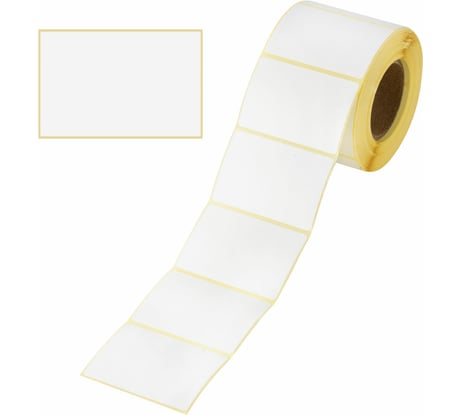 Этикетка ТермоЭко ОФИСМАГ (58x40 мм), 700 этикеток в ролике, светостойкость до 2 месяцев, 122064