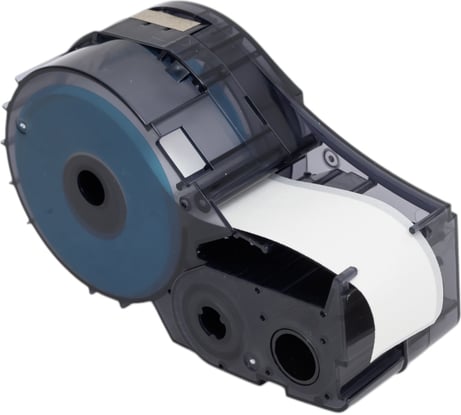 Картридж Vell M21-750-595-WT (19.1 мм, 6.4 м, винил, черный на белом, VL142797) 375080