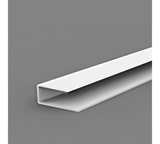 Планка торцевая белая IMPLAST TP001W