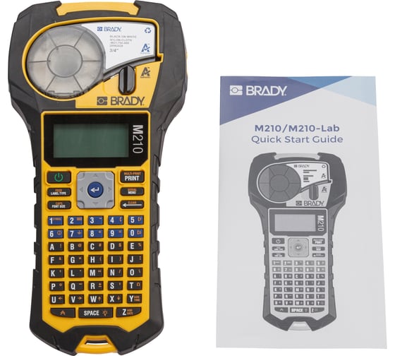 Принтер этикеток BRADY M210 с английской клавиатурой, с картриджем M21-750-499 brd152260