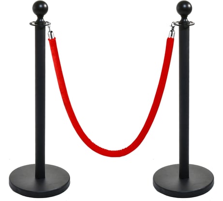 Стойка с вельветовой лентой SL-6 (red/black) Turbosky 709