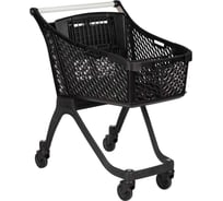 Тележка покупательская Комус REK Мебель пластиковая, Т100, с дет.сид. и разд 2224954