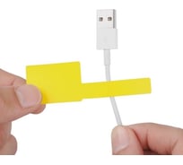 Этикетка для кабеля и провода SOFMIX жёлтая, 80мм*40мм, 500шт/рулон, вт40 00000000580