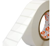 Этикетка в рулоне для ТТ печати Формат СТ 30х20мм, полипропилен белый с усиленным каучуковым адгезивом, 1шт/ряд, 3тыс шт/рулон ФСТ-41544-3020-1-3-D40