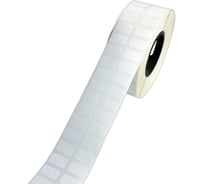 Этикетка МАРКЕРПРОМ LAB-T-15x9-101-2-6(40) белый полиэстер глянцевый с усил. клеем, 15х9мм, в рулоне 6000шт, втулка 40мм (совместима NPP-15х09) mpr02168