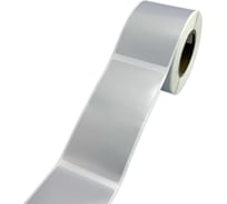 Этикетка МАРКЕРПРОМ LAB-T-50x100-816-1-0,2(40) серебристый полиэстер стойкий матовый с усил. клеем, 50х100мм, в рулоне 200шт, втулка 40мм (совместима с NPT-50х100) mpr02187