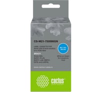 Картридж ленточный Cactus CS-M21-500595BL белый на синем 12.7x6.4 для Brady BMP21-PLUS, BMP21-LAB 2119107