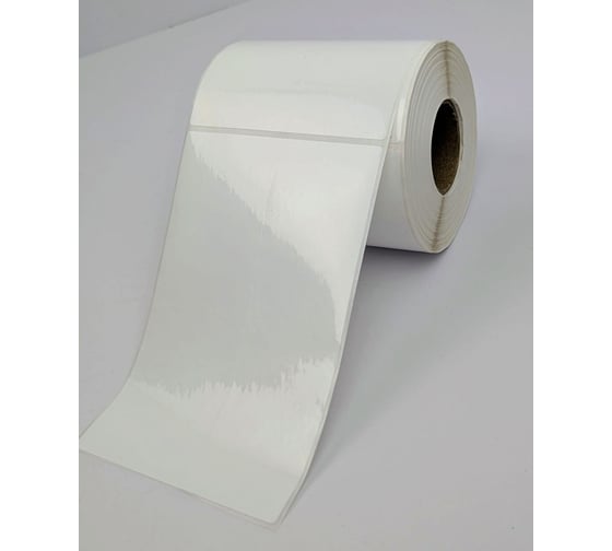 Этикетка Формат СТ 100х150мм, белый глянцевый полипропилен с усиленным клеем, 1шт/ряд, 0,4тыс шт ФСТ63544-100150-1-0,4-D40 1