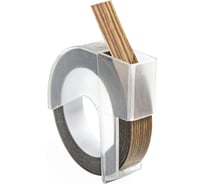 Лента Vell 5238-DW11 (9 мм x 3 м, темное дерево) для Alpha и Dymo Omega (1 шт.) 1367807