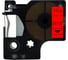Лента Vell VL-D-S0720970/53717 (24 мм х 7 м, черный на красном) 328693 1
