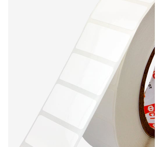 Этикетка в рулоне для ТТ печати, 50х25мм, полипропилен белый с усиленным каучуковым адгезивом, 1шт./ряд, 3тыс.шт./упак. Формат СТ ST41544-5025-1-3 1