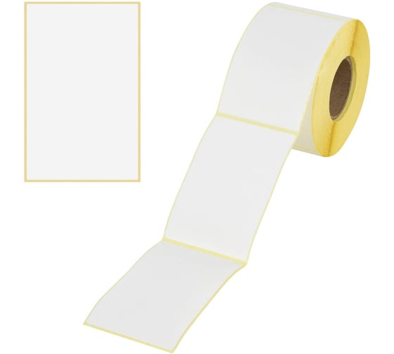 Термоэтикетки ЭКО 58х80мм, 350 этикеток в ролике, ОФИСМАГ 118586 1