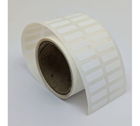 Этикетка в рулоне для ТТ печати Формат СТ 15х6мм, нейлон белый матовый, 2шт./ряд, 3тыс. шт ST6403-156-2-3-D40 1