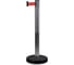Стойка ограждения с лентой 4,5 м Rusbarrier BSLN-Х87635 CHROME red 1