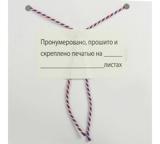 Самоклеящаяся этикетка Staff Пронумеровано, прошито и скреплено 70х37 мм, 24 этикетки, 10 л 128833