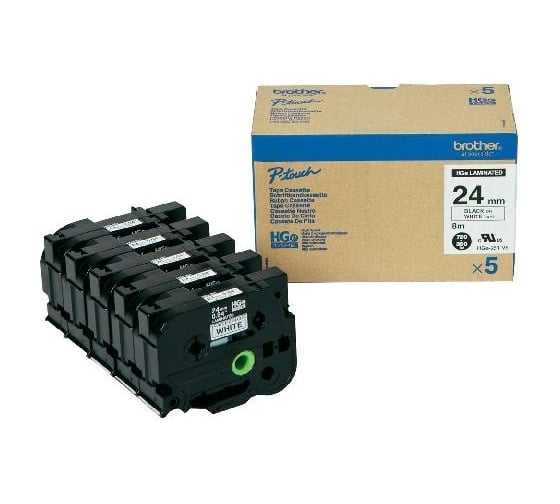 Ламинированная наклейка Brother High grade 5 шт. в упаковке HGE251V5