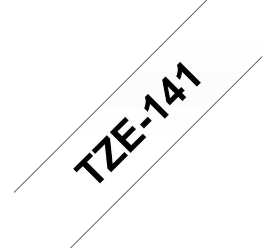 Ламинированная наклейка Brother TZE141