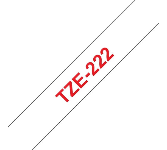 Ламинированная наклейка Brother TZE222