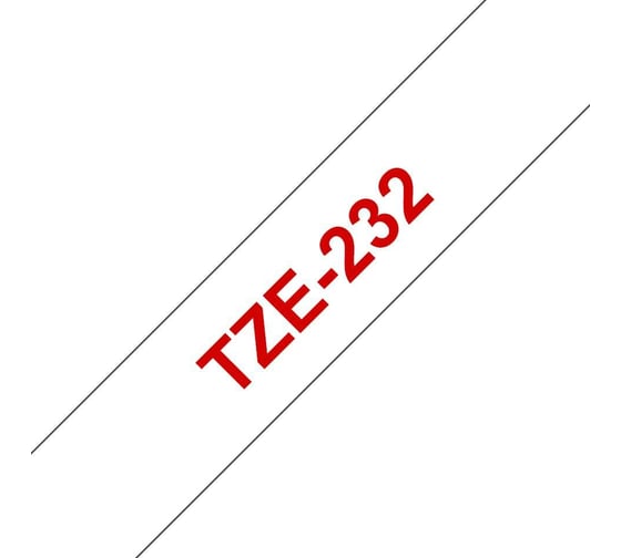 Ламинированная наклейка Brother TZE232