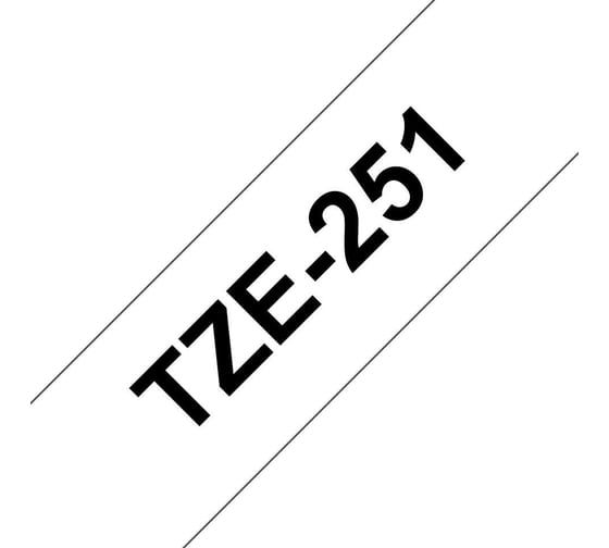 Ламинированная наклейка Brother TZE251
