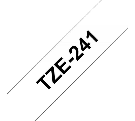Ламинированная наклейка Brother TZE241