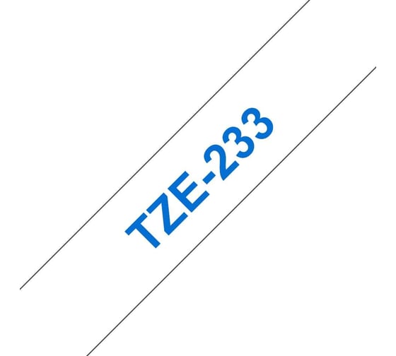Ламинированная наклейка Brother TZE233