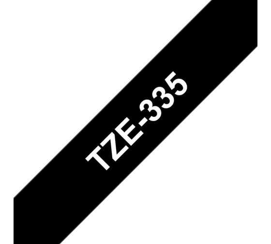 Ламинированная наклейка Brother TZE335