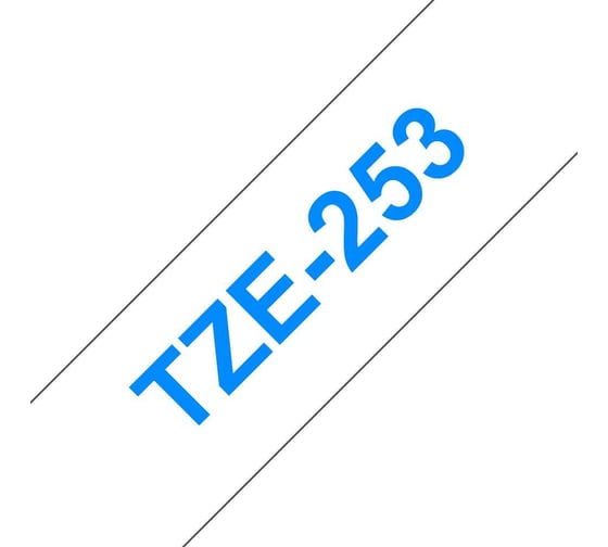 Ламинированная наклейка Brother TZE253