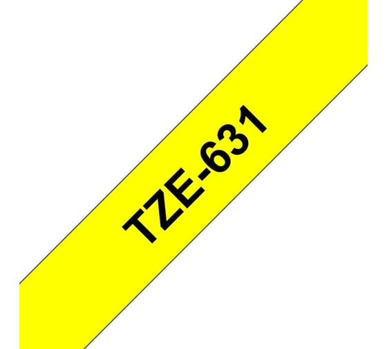 Ламинированная наклейка Brother TZE631