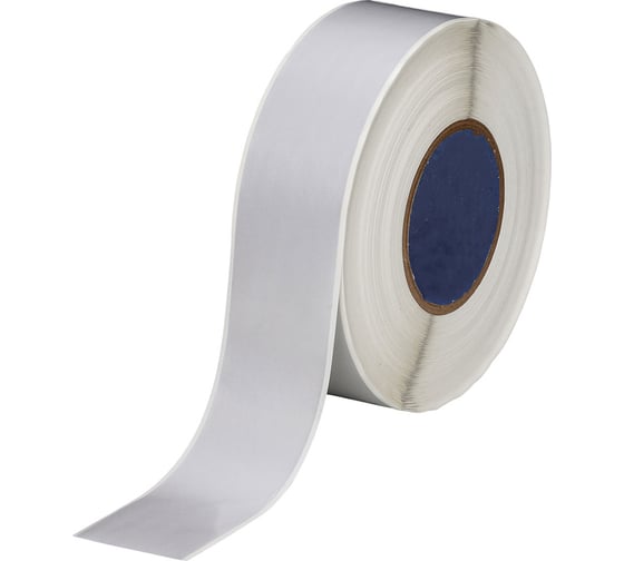 Этикетка МАРКЕРПРОМ LAB-T-30x20m-816-1 серебристый полиэстер стойкий матовый с усил. клеем, ширина 30мм, в рулоне 20 п.м., втулка 40 мм (совместима с SPT-30/30) mpr02179