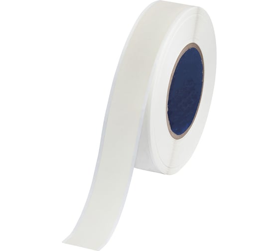 Этикетка МАРКЕРПРОМ LAB-T-30x20m-101-1 белый полиэстер глянцевый с усил. клеем, ширина 30мм, в рулоне 20 п.м., втулка 40 мм (совместима с SPT-30/30) mpr02201